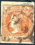 Spain 1860 Isabel II 4 Cu. Orange Edifil 52